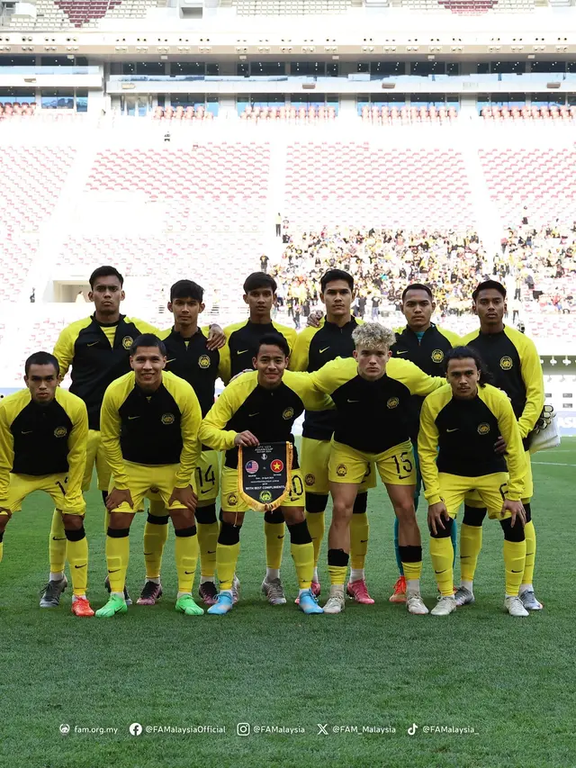 Bersaing dengan Timnas Indonesia U 23 di Grup A Malaysia Putuskan Pakai Full Pemain Lokal Hadapi Piala AFF U 23 2025